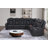 Tehillah Power Reclining Corner Curved Sectional with Wireless Charging -1736243534