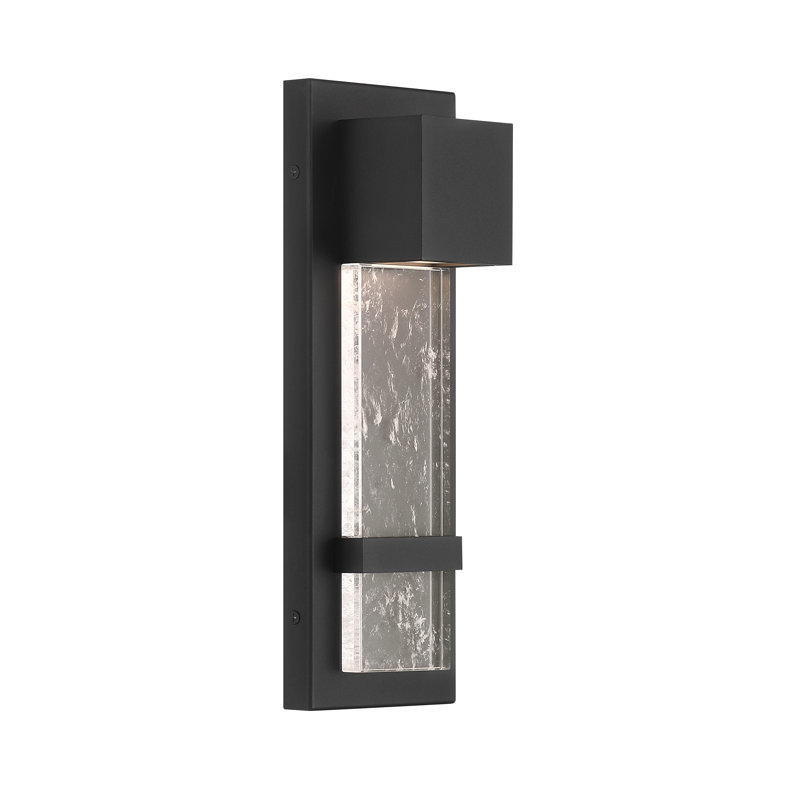 Minka Lavery Sol - 1 Light Outdoor LED Wall Mount In Sand Coal Finish