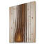 Corwin «Abstract Yellow Fractal Flames Pattern», reproduction d'impression sur bois-34203411