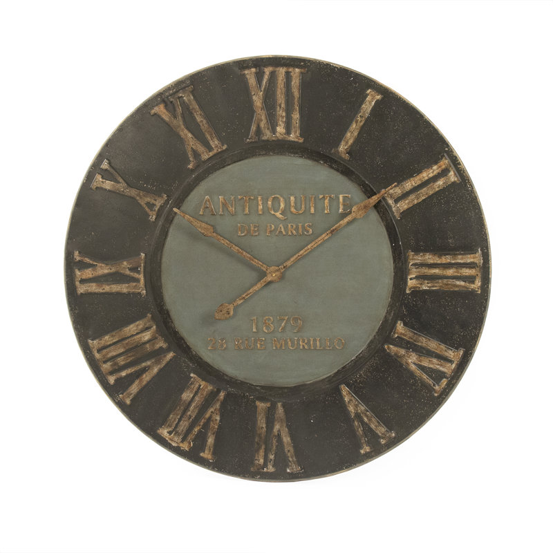 Truby Metal Analog Wall Clock