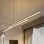 Luminaire suspendu linéaire à DEL pour îlot de cuisine Burcker