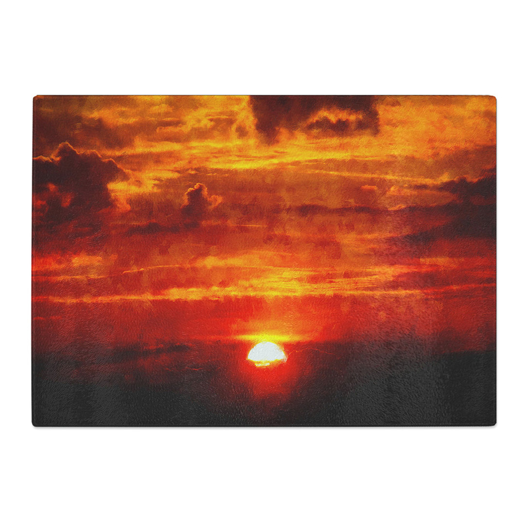 Sunset Painting Chopping Board