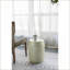 Tabouret d'intérieur à motif polyvalent rayé à usage polyvalent | Crème, vert | Panneau de fibres à densité moyenne
