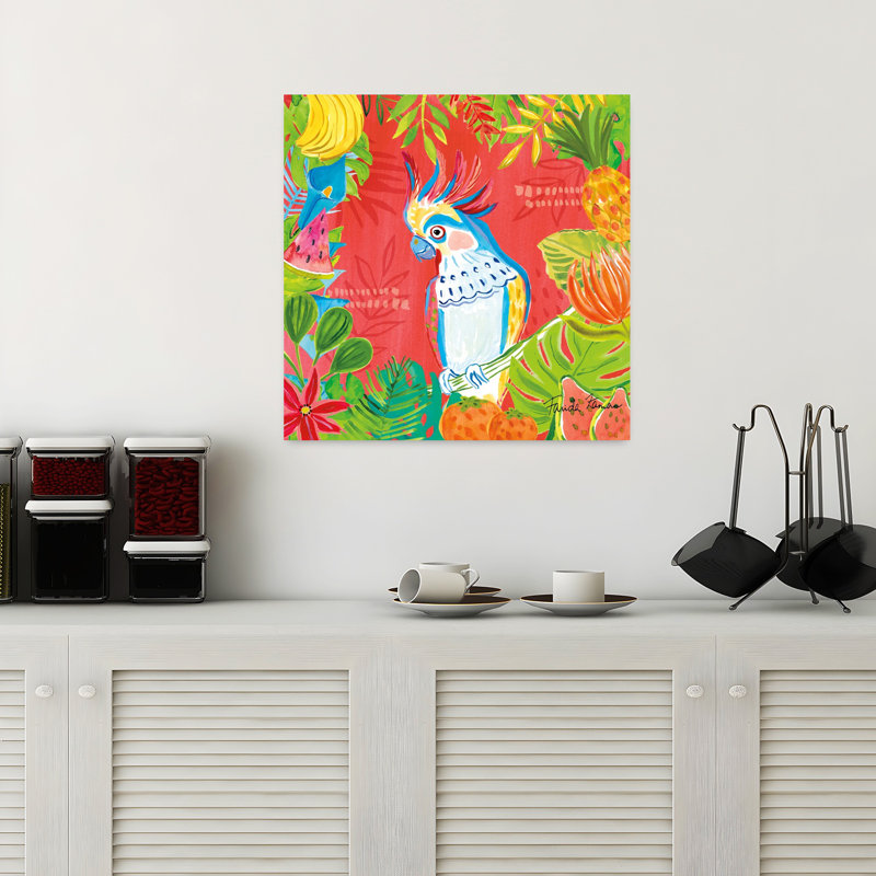 Tutti Frutti VII, fruit tropical, art tropical, H 18 po x l 18 po