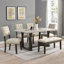 Banc rembourré en tissu Saveer
