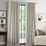 Parbel 100% Blackout Curtain for Bedroom & Living Room Thermal Insulated Privacy Room Darkening Drapes, 2 Panels