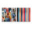 Covino - Ensemble de 2 peintures murales abstraites en acrylique-103929589