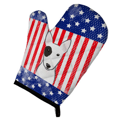 Caroline's Treasures American Flag Polyester Oven Mitt