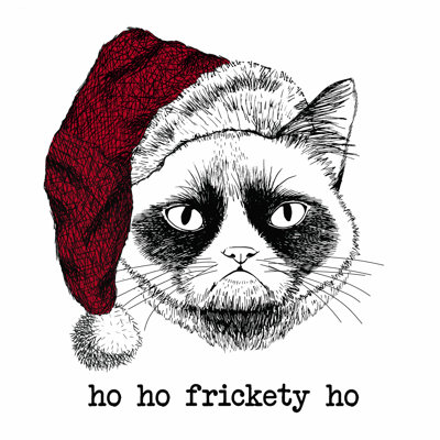 " Hohoho Grumpy Cat "