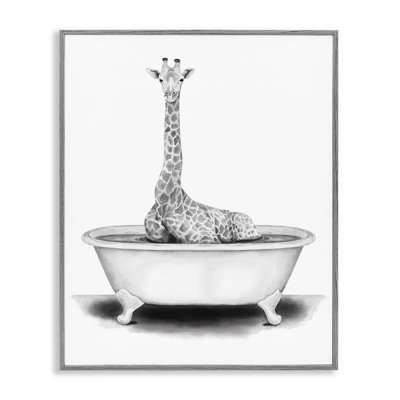 «Girafe in a Tub» par Rachel Neiman