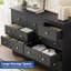 Commode 9 tiroirs de style moderne