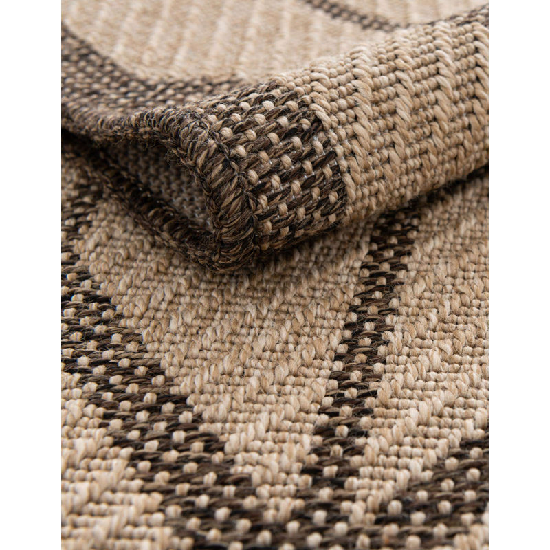 Geometric Indoor Rug, Rectangle 4'1" x 6'1"