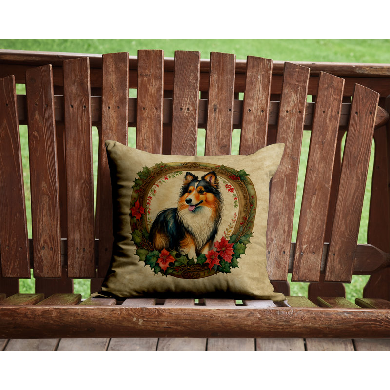Coussin Christmas, 14 po x 14 po, Carré