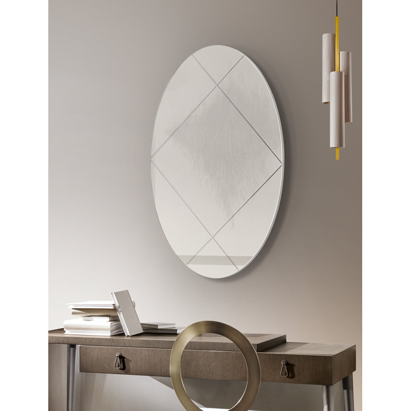 Miroir mural décoratif, H 36 po x l 24 po x P 1 po
