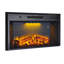 Insert de foyer électrique Mateas, foyer de Noël avec protection contre la surchauffe, bruit de craquement du feu, télécommande, 750 / 1500W, noir-510007991