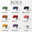 ROUS Hardware Mid-Century Modern Oval Cabinet Knob – Aluminum Drawer Pull, Royal (Purple) 1-Count -111492663