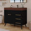 Freestanding Standard With Engineered Stone Top