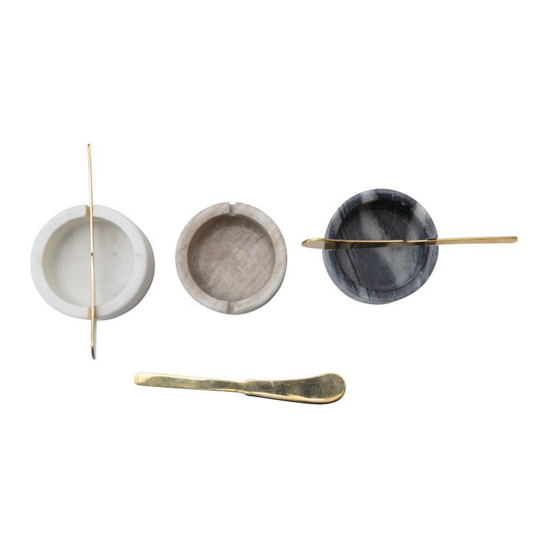 Mercer41 Johnnessa Marble Fruit Bowl