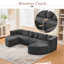 Canapé modulaire Boneless Couch Canapé modulaire 114,9 po-1975741797