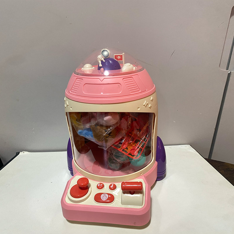 Kids Grabbing Clip Claw Machine, Pink/Purple