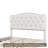 Upholstered Platform Bed with Saddle Curved Adjustable Headboard and Diamond Tufted Details,Wooden Slats and Metal Support, No Box Spring Needed, Beige-192460033