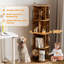 128cm H x 40cm W Solid Wood Corner Bookcase-1535271394