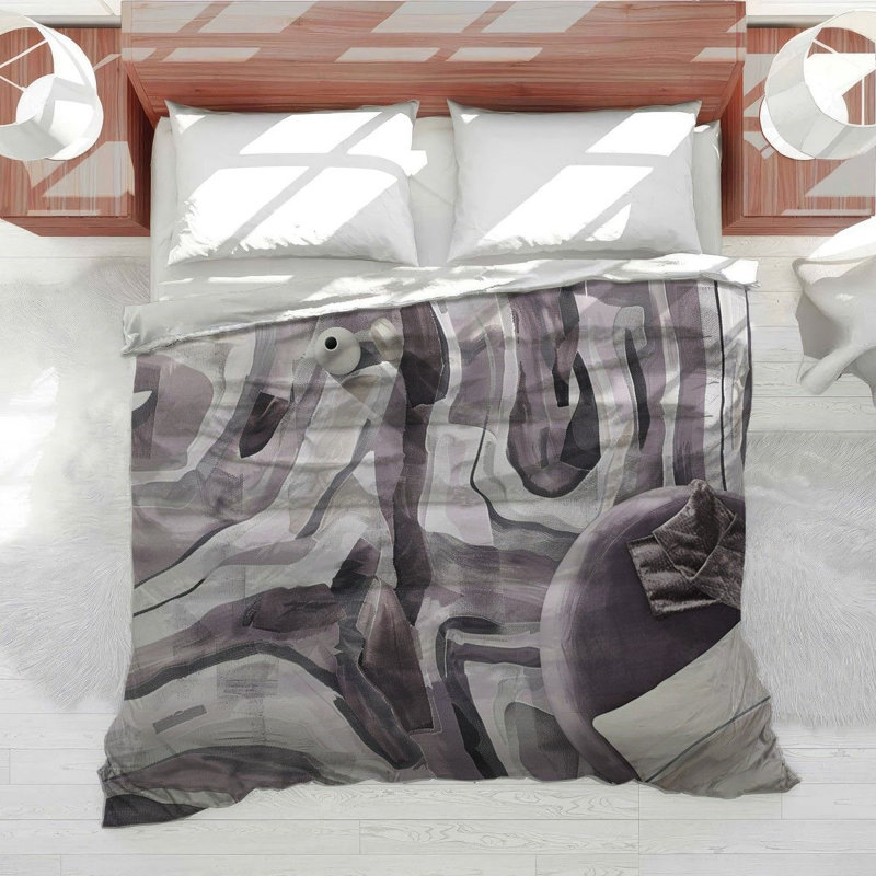 Organic Waves Cotton Blend Comforter, King Comforter