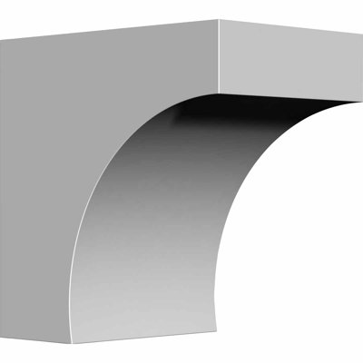 Endurathane Stockport Bracket, 5"W x 7 1/4"D x 7 1/4"H, Factory Primed (4-Pack)