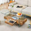 Table basse moderne à deux niveaux-456729522