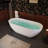 69" Freestanding Solid Surface Bathtub