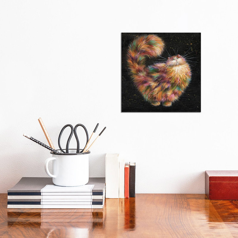 Poufette by Kim Haskins - Wrapped Canvas Print, 30.48 cm H x 30.48 cm W