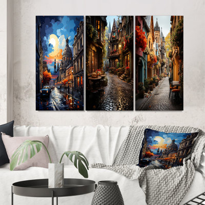 " Germany Dresden Baroque City " 3 - Pieces