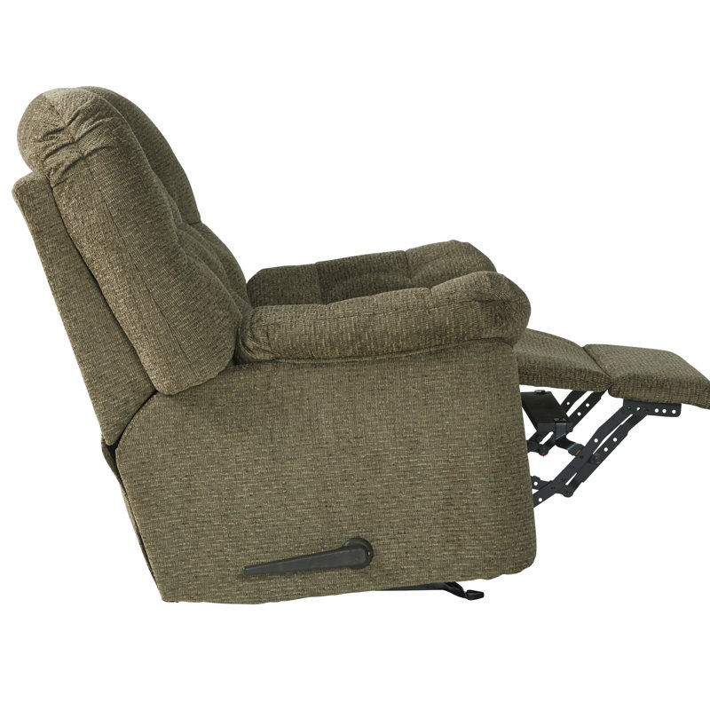 Fauteuil inclinable manuel berçant standard de 41 po de largeur Jayceon, Olive Renegade