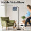 Lampe sur pied à arc avec abat-jour réglable de style pavé carré avec jeu de blocs carré gris et gris 3 températures de couleur à intensité variable avec poteau pour la chambre à coucher
