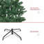 Arbre de Noël artificiel avec branches réalistes et 583 pointes