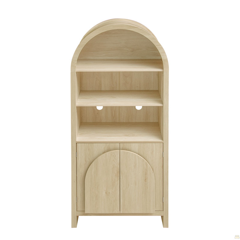 Garde-manger arqué, armoires de rangement en bois