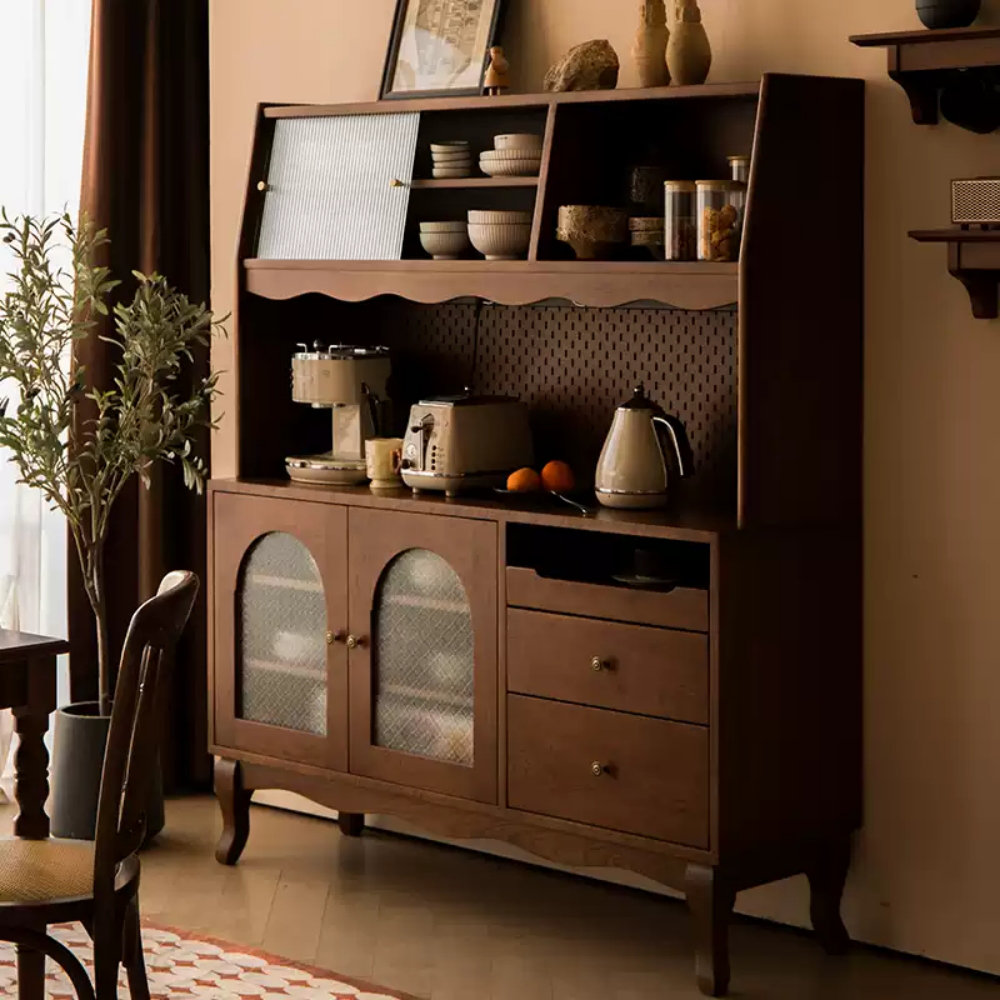 Charlton Home® Multi-Functional Vintage-Style Sideboard | Wayfair