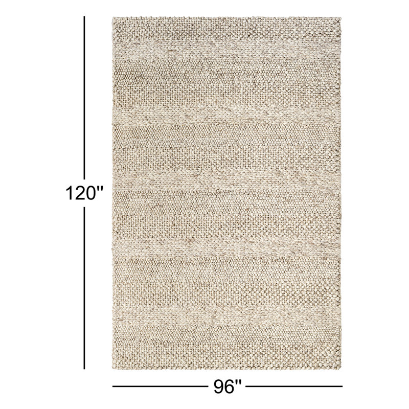 Tapis rectangulaire en laine Amarilla, Rectangle 8 pi x 10 pi