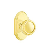 Passage Rope Knob with # 8 Rose