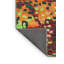 Tapis de zone rouge/vert/orange contemporaine-1634241665