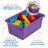 ECR4Kids Scoop Front Storage Bin, Multipurpose Organization, 30-Piece-86558192