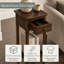 Table d'appoint 1 tiroir avec tablette Mayall No Tools-723534510