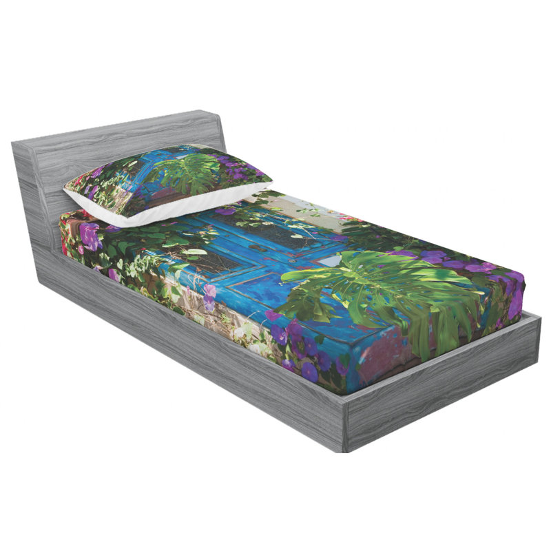 Microfiber Sheet Set, Twin Sheet Set with Fitted Sheet
