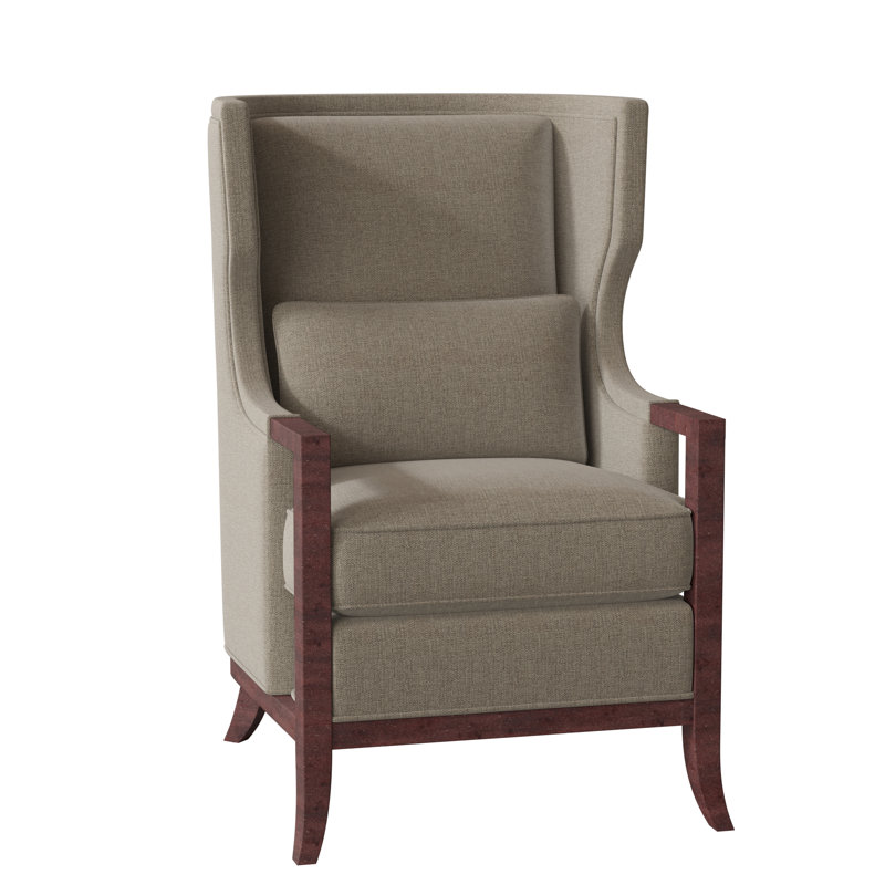 Martin Upholstered Wingback Chair, Montego Bay, Smoke (9508 63)