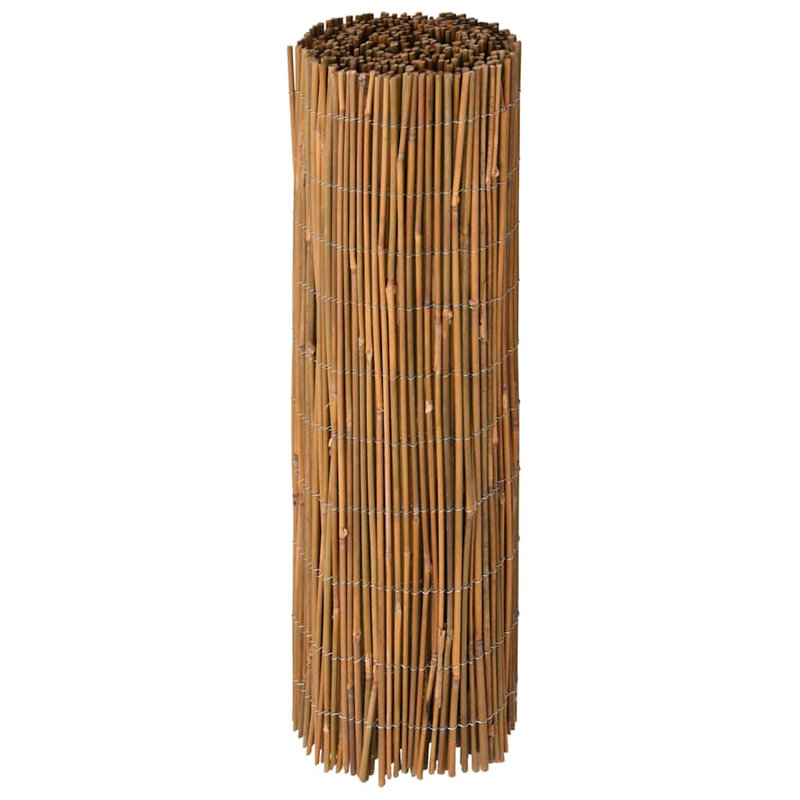 Wilkinson Brown Bamboo Fence Panels, 100cm H x 500cm W x 1cm D