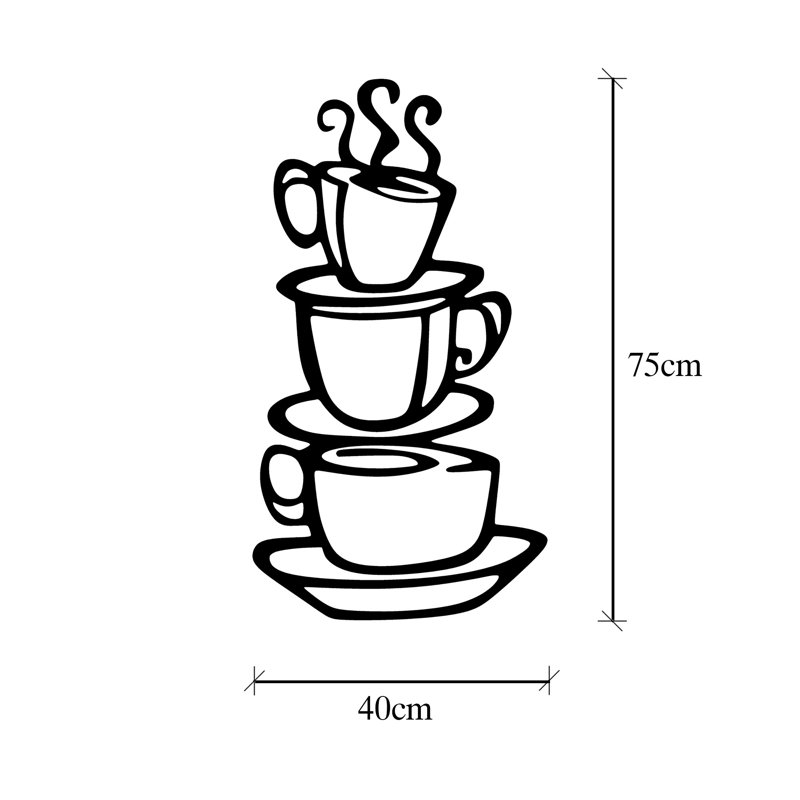 Elegant Decorative Metal Wall Accessory, Black Finish, 15.8 x 29.5 inches | 100% Metal, Thickness: 0.06 inches | Easy Wall Hanging Design, Perfect for Home Decor & Modern Interiors, Stylish and Durable