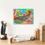 «Blue Whale» par Dean Russo, art mural sur toile-1308990926