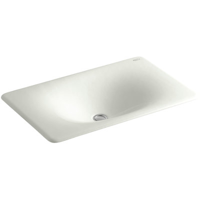 Iron Tones® Metal Rectangular Drop-In Bathroom Sink