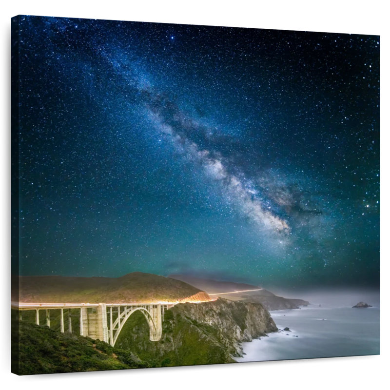 Alvord Bixby Bridge Voie Lactée, H 16 po x l 16 po