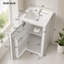 Meuble-lavabo de 20 po avec lavabo et rangement bien pensé